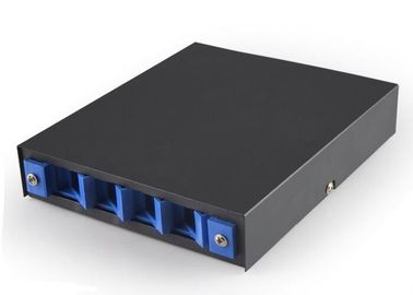 caixa do cabo de fibra ótica do porto 0.32kg 4, caixa de distribuição de fibra ótica do adaptador do ST FC do SC