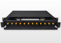 Rack Mount Fiber Optic Patch Panel Drawer Type 19 Inch 12 Core For Broadband